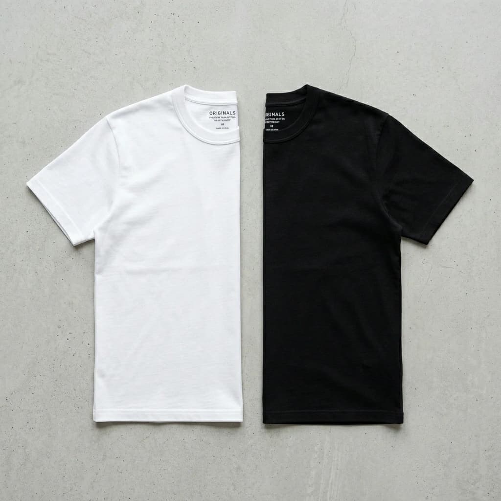 Essential Cotton Crewneck Tee