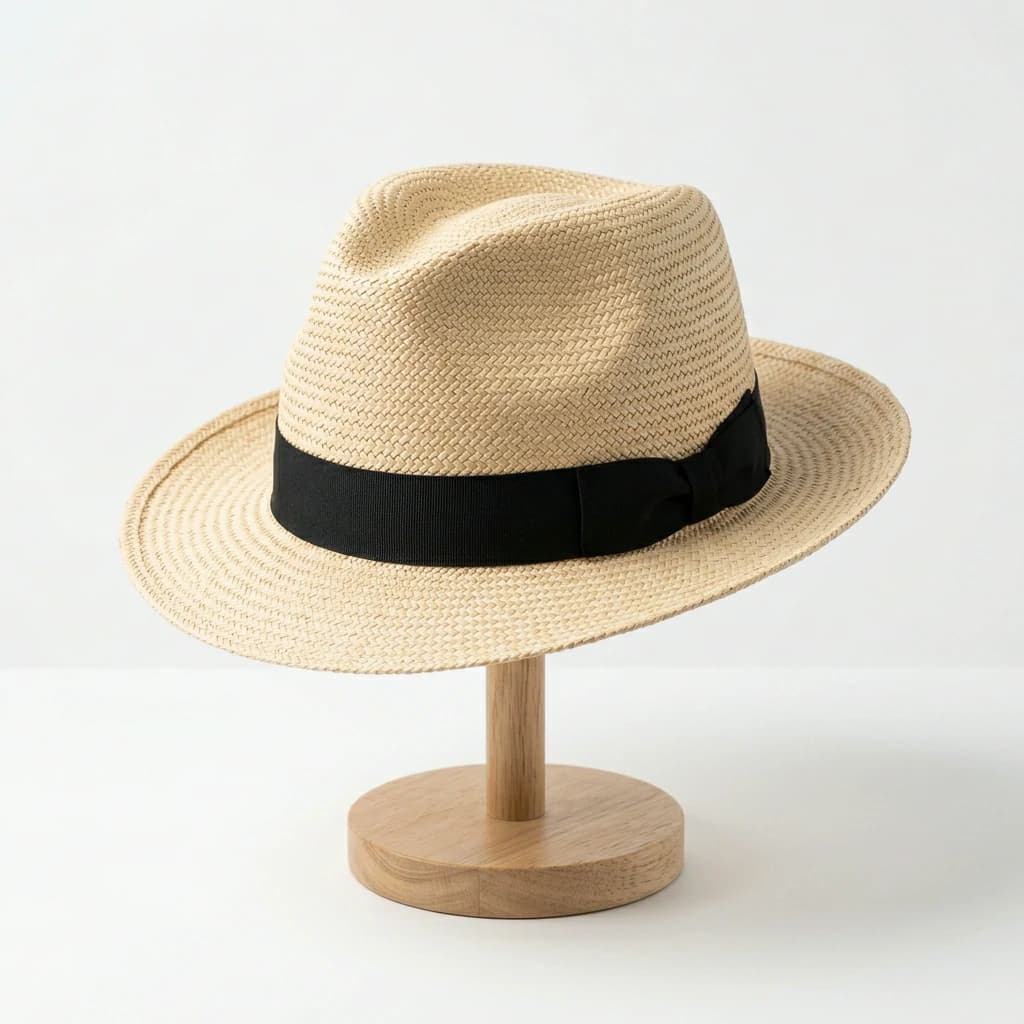 Woven Fedora Straw Hat